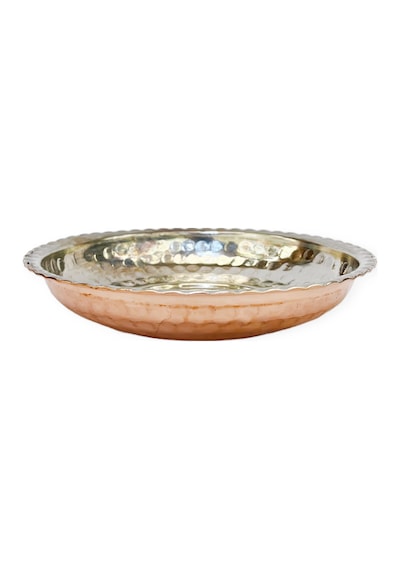15 Cm Bakır Meze Tabağı
