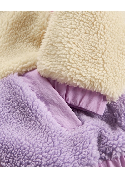 Skechers G Outdoor Fleece Full Zip Sherpa Büyük Kız Çocuk Pembe Mont Sk2620142-3586