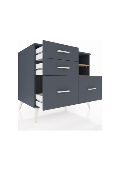 Kronos Şifonyer 2 Raflı 4 Çekmeceli 88x59x80 Antrasit-çam/antrasit Çam/antrasit Kronos Şifonyer 2 Raflı 4 Çekmeceli 88x59x80 Antrasit-çam/antrasit Çam/antrasit