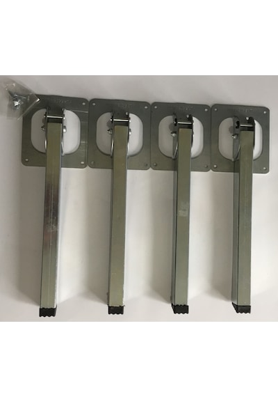 Filoyapımalzemeleri Metal Katlanabilir Sofra Masa Ayağı 20 Cm ( 4 Adet ) + Vidaları