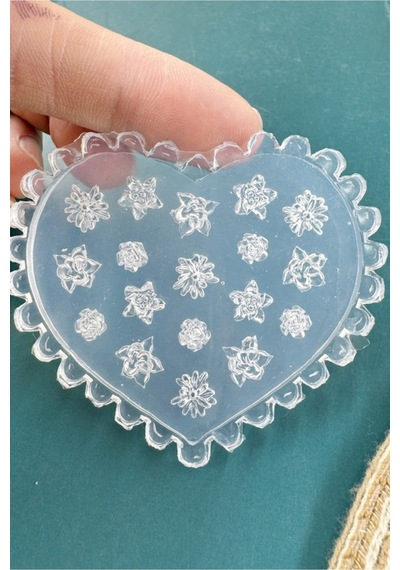 Nail Art Silikon Kalıp 3d Nail Art Desen Kalıbı, Tırnak Süsleme Desen Charm Tırnak Çarm 43 Nail Art Silikon Kalıp 3d Nail Art Desen Kalıbı, Tırnak Süsleme Desen Charm Tırnak Çarm 43