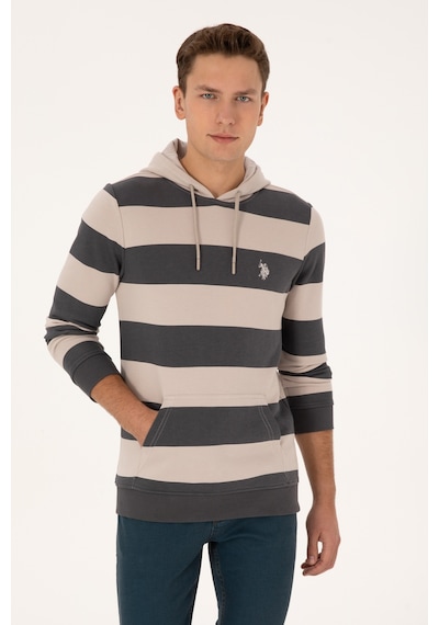 U.s. Polo Assn. Erkek Gri Sweatshirt 50316366-vr024 Grı