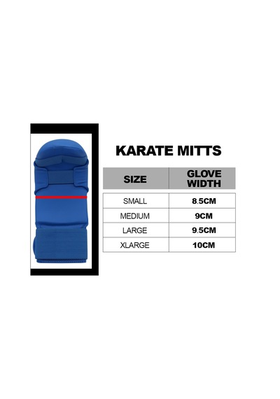 Adidas 661.22 Wkf Onaylı Karate Eldiveni Parmaksız 001