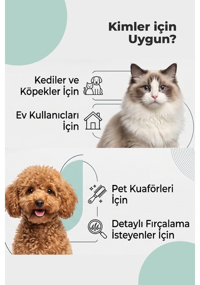 Andis Kedi Köpek Sık Dişli Pire Ve Bit Temizleme Tarağı