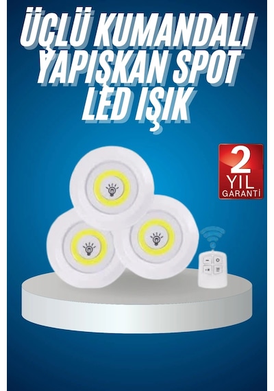 Kablosuz Pilli Işıldak Masa Lambası Mutfak Tezgah Altı Banyo Dolabı Dolap İçi Diğer 82020548