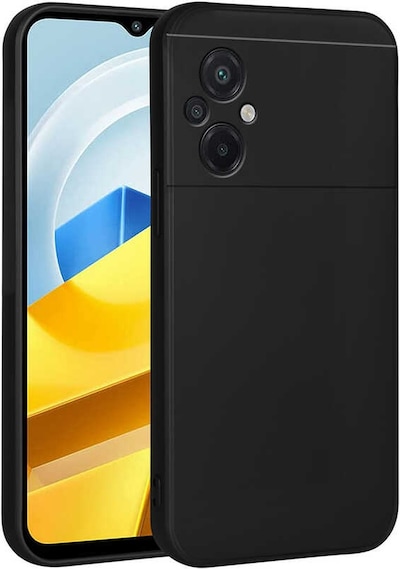 Xiaomi Poco M5 Kılıf Zore Premier Silikon Kapak Siyah