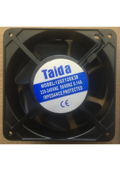 220V Metal 120X120X38 Kare Fan