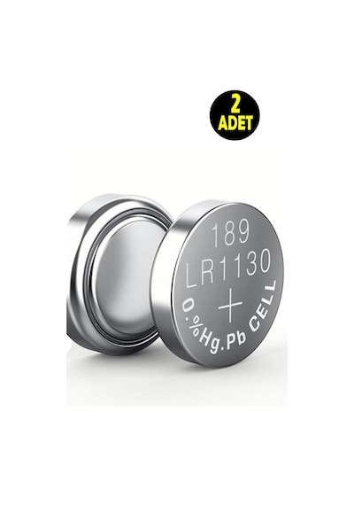 2 Adet Alkaline 189 V10ga Lr54 Ag10 Sr Lr 1130 389 Düğme Pil Terazi-saat-baskül Pili