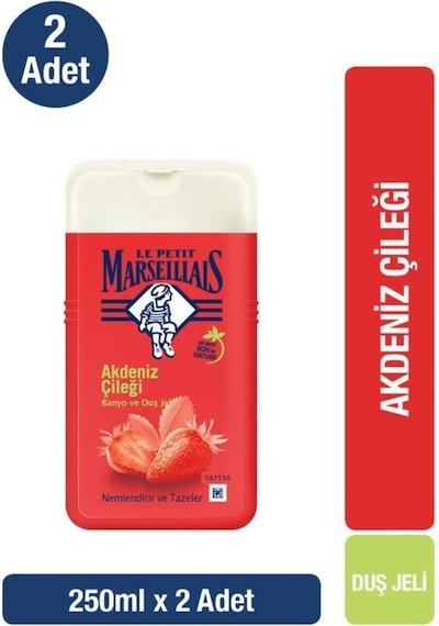 Duş Jeli Akdeniz Çileği 250 Ml X2 Diğer