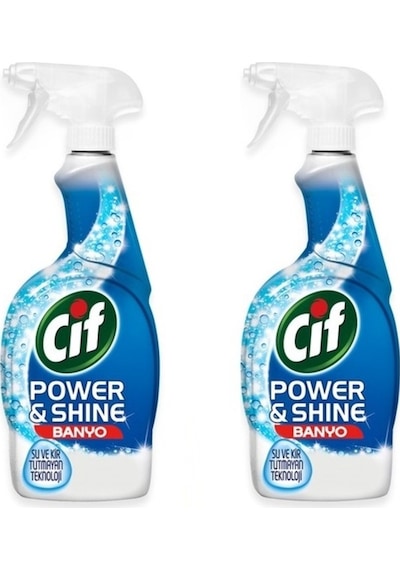 Cif Power & Shine Banyo Temizleyici Sprey 2 x 750 ML