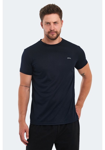 Slazenger OMAR KTN Erkek  Siyah Tişört