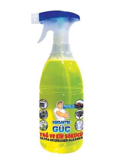Gemix Konsantre Güç Yağ ve Kir Sökücü 1 L