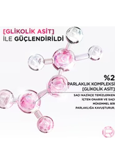 Elseve L'oreal Paris Elseve Glycolic Gloss Mükemmel Parlaklık İçin Bakım Yapan Şampuan 200 Ml