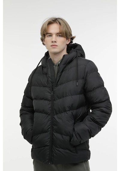 Lumberjack Kinetix M-Sn541 Mario Coat Erkek Siyah Mont Siyah