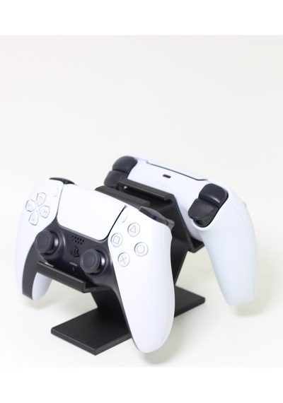 Gamepad - Oyun Kolu Standı Ps5 Ps4 Xbox Pc Uyumlu Üstten Arttırılabilir Mermer Beyazı Siyah