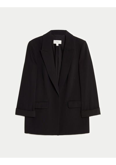Marks & Spencer Relaxed Fit Blazer Ceket T59002399J Siyah