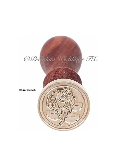 Mektup Damga Mühürü Elegant Rose + 30 Mühür Mumu + Eritme Kaşığı Genel