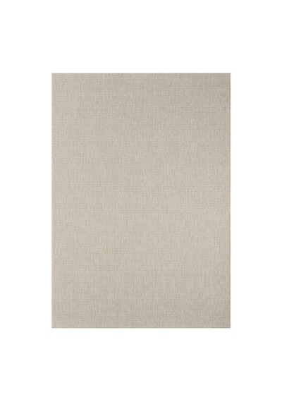 Düz Krem Jüt Görünümlü Modern Halı - L663krbo