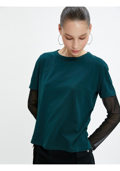Koton Basic Tişört Kısa Kollu Bisiklet Yaka Pamuklu Yeşil 4wal10574ık 4WAL10574IK984 Koyu Yeşil Koton Basic Tişört Kısa Kollu Bisiklet Yaka Pamuklu Yeşil 4wal10574ık 4WAL10574IK984 Koyu Yeşil