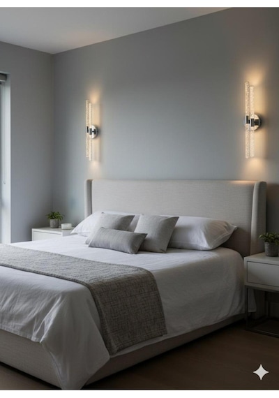 Bh Bubblelight Dubble Şik Ve Zarif Modern Led Duvar Aplik Gümüş Elektrikli Gümüş