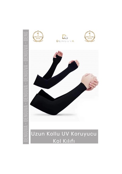 Denguva Uvkoruyucukılıf Uzun Kollu Esnek Ter Emici Spor Outdoor Bisiklet Koşu Basketbol Uv Koruyucu Kol Kıl