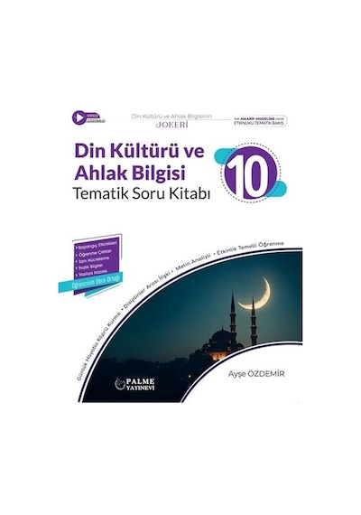 Palme 10.sınıf Joker Din Kültürü Ve Ahlak Bilgisi Tematik Soru Kitabı Yeni