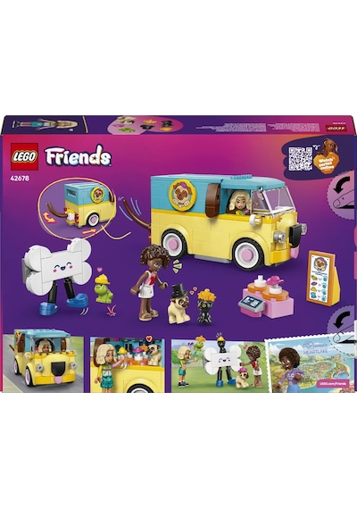 LEGO® Friends Evcil Hayvan Aksesuar Kamyoneti Oyuncağı 42678 - 6 Yaş Üzeri Çocuklar için Yaratıcı Oyuncak Yapım Seti  (237 Parça)