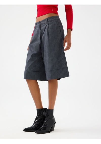 Loft High Waist Kadın Pantolon Lf2040806 Q1.v1 Koyu Gri