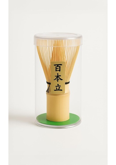 5 Parça Profesyonel Matcha Hazırlama Seti - Çelik Süzgeç, Bambu Çırpıcı, Kase, Tutucu Ve Kaşık çok renkli