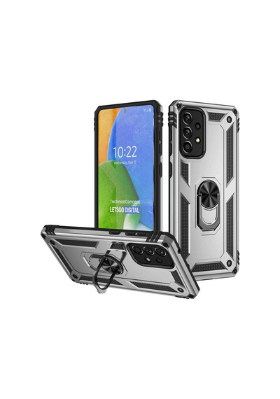 Zore Galaxy Uyumlu A73 Kılıf Msra Vega Kapak - Gri Gri