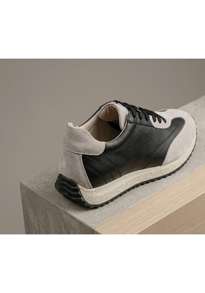Growish Gd0124 Hakiki Deri & Nubuk Termoaktif Taban Üst Kalite Koku Yapmaz Siyah Antrasit Yeşil Hafif Taban Sneaker Ayakkabı Siyah - Gri Growish Gd0124 Hakiki Deri & Nubuk Termoaktif Taban Üst Kalite Koku Yapmaz Siyah Antrasit Yeşil Hafif Taban Sneaker Ayakkabı Siyah - Gri