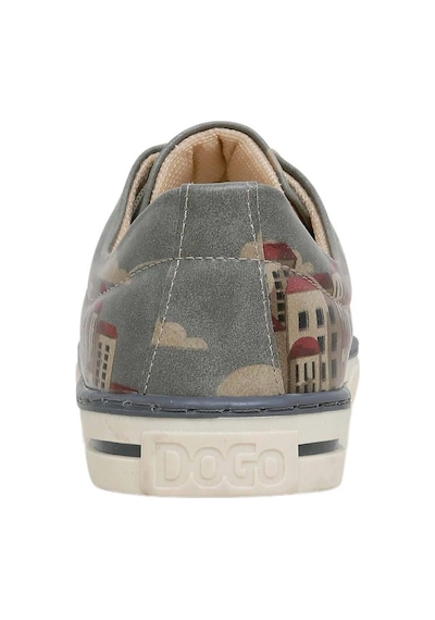 Kadın Vegan Deri Mavi Sneakers - Over The Moon Tasarım Çok Renkli