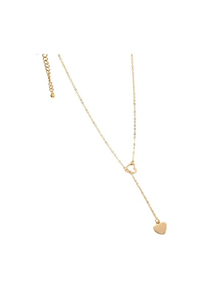 Lunarie Ayarlanabilir İkili Kalp Kolye 18k Gold Kararmaz Çelik Y Altın