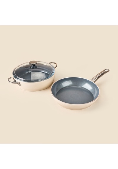 Kitchen Toscana Chef 3 Parça Tava Karnıyarık Tencere Seti - 26 Cm Renkli