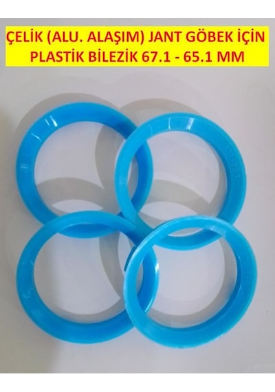 Çelik Jant Göbek Ayarı için Plastik Bilezik Takımı