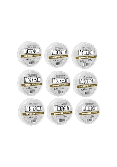 Mercan Euprates Platinum BEYAZ 300 M Makara Misina