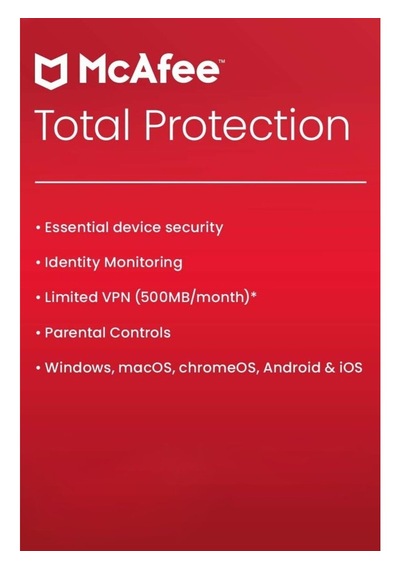 Mcafee Total Pro 2025 - 1 Cihaz 3 Yıl Win/Mac/iOS/Android