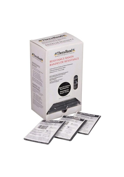 Thera-Band Paketli Egzersiz Pilates Bandı Lastiği 1.5 M Siyah