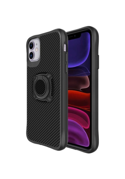 Apple Uyumlu iPhone 11 Kılıf Zore Timo Kapak Siyah