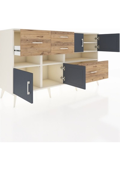 Kronos Konsol 5 Raflı 4 Çekmeceli 4 Kapaklı 176x59x99 Aytaşı-antr Aytaşı-antrasit/çam Kronos Konsol 5 Raflı 4 Çekmeceli 4 Kapaklı 176x59x99 Aytaşı-antr Aytaşı-antrasit/çam