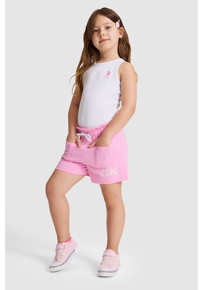 U.S. Polo Assn. U.s. Polo Assn. Kız Çocuk Beyaz Tişört Basic 50325671-vr013