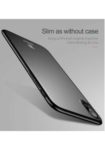 Apple Uyumlu iPhone X/Xs 5.8Baseus Thin Back Ultra Ince Mat Kilif 235915415 - Renk / Beyaz