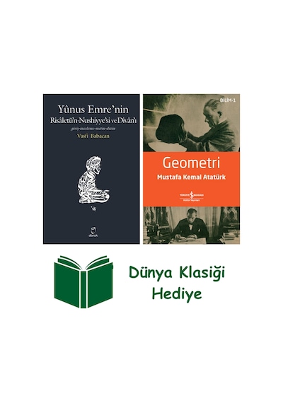 Yunus Emre Nin Risaletü N-nushiyye Si Ve Divan I + Geometri + Dünya Klasiği Hediye