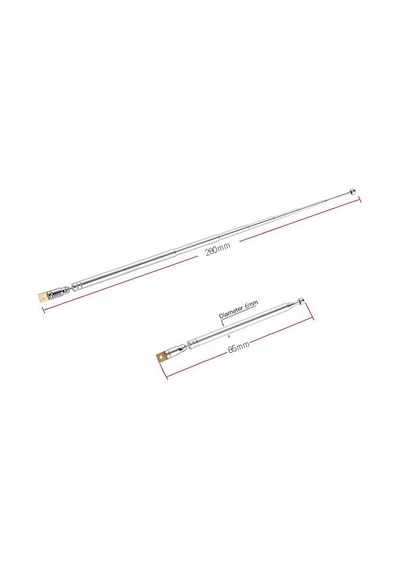 Teleskopik Çubuk Anten 280 mm