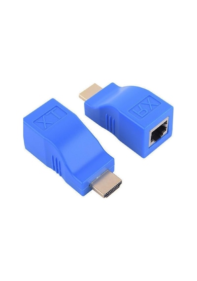 4971 Hdmi Rj45 Cat5 6 Extender Uzatıcı Uzatma Aparatı Adaptör Standart
