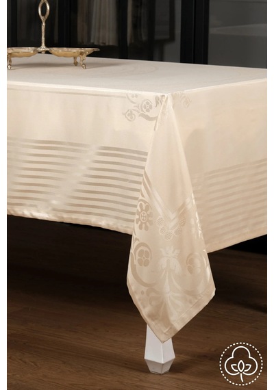 Lida Lüx Jakar Bambu Kumaş Pudra Masa Örtüsü 160x220 Cm - 1077 Çok Renkli