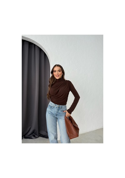 Unika Boutique Büzgülü Bluz siyah