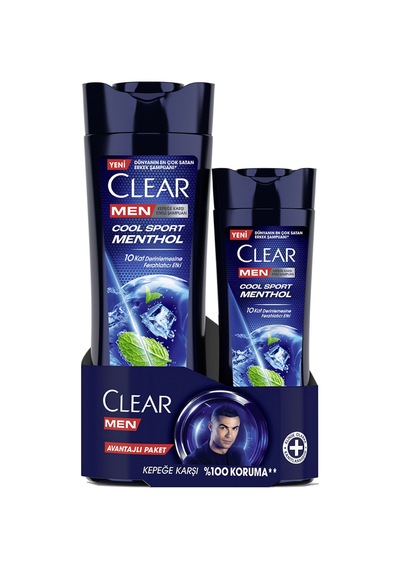 Clear Men Cool Sport Şampuan Copack 350+180 Ml 3 Adet