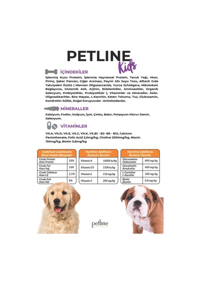 Petline Puppy Kids Kuzu Etli Yavru Kuru Köpek Maması 2 x 3 KG