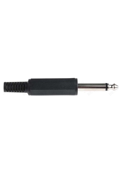 6.35mm Kablo Montajlı Mono Fiş 2 Kutuplu Çivi Jack Konnektörü